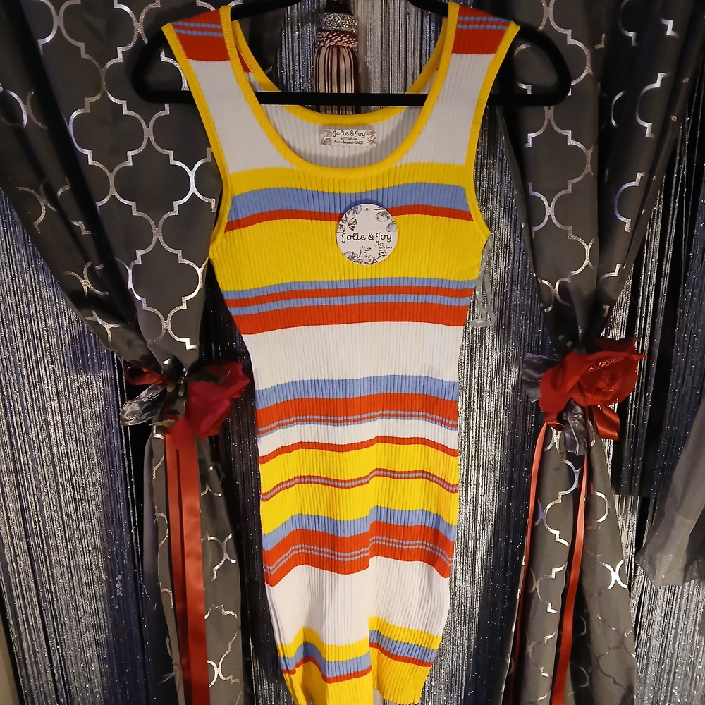 Colorful Striped Dress